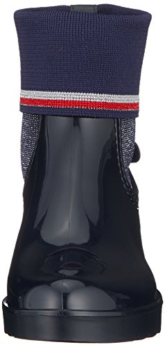 Tommy Hilfiger Knitted Sock Rain Boot, Bottes & Bottines de Pluie Femme pas cher 2